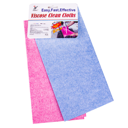 Салфетка для уборки из вискозы Yonic, 2 шт.