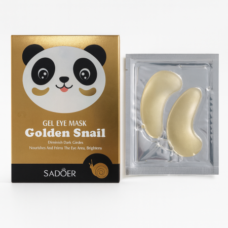 Набор масок-патчей для век SADOER, 7,9г/ 7шт. с муцином улитки