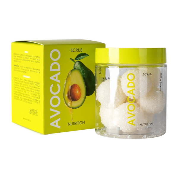 Сахарный скраб в шариках «Авокадо» TaiYan, 140гр Сахарный скраб в шариках «Авокадо» TaiYan, 140гр